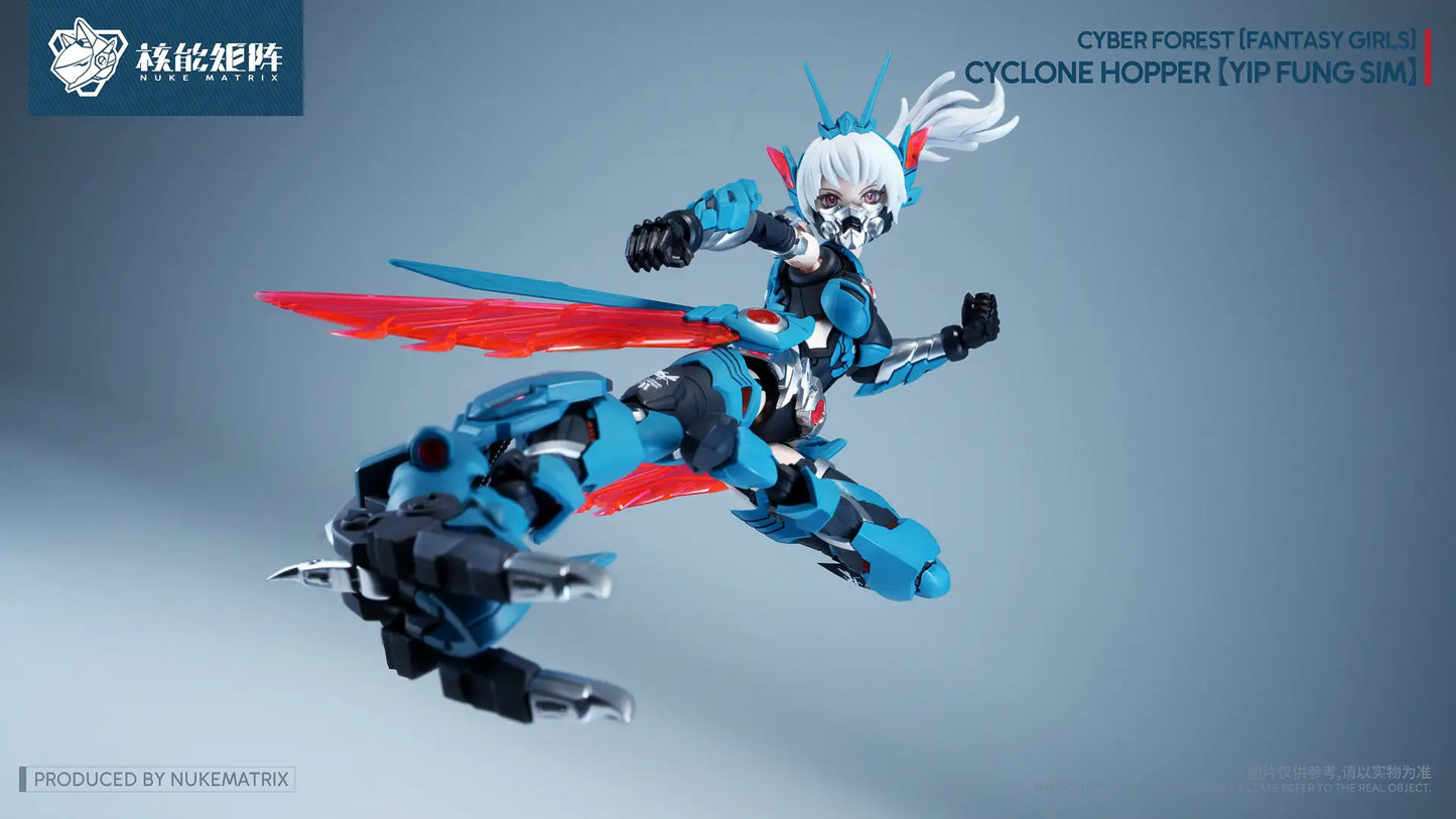 Cyber Forest Fantasy Girls Cyclone Hopper 1/12 YIP FUNG SIM Mecha Girl Nuke Matrix