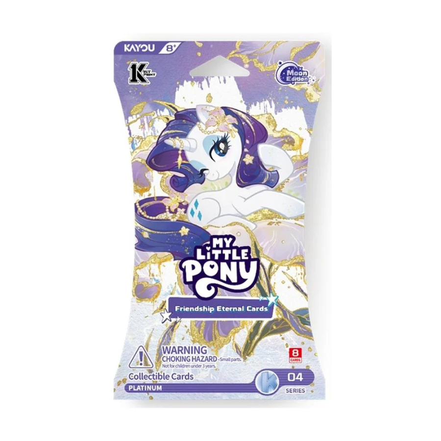 My Little Pony Friendship Eternal Collectible Cards Moon Edition Series 4 Booster Pack Sleeved KAYOU (8 Cards)