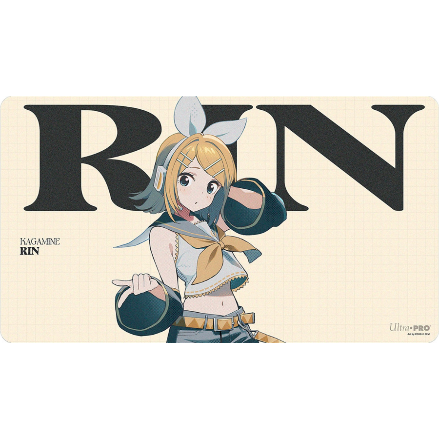 Hatsune Miku Retro Sounscapes Rin UP Playmat Ultra Pro