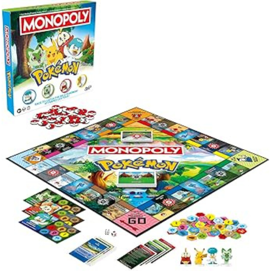 MONOPOLY Pokémon Edition Board Game Hasbro