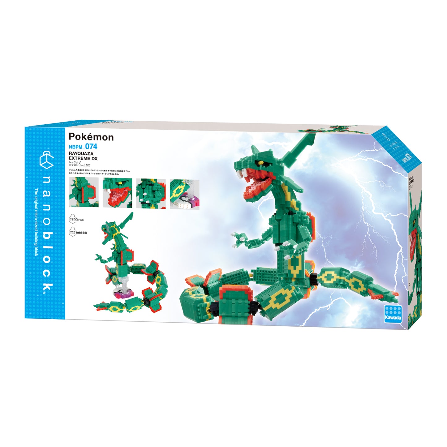 Pokémon Nanoblock Pokemon Series, Rayquaza Extreme Deluxe Edition "Pokemon"