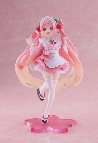 Sakura Miku Newley Written Figure (Japanese Cafe Ver.) Reissue TAITO