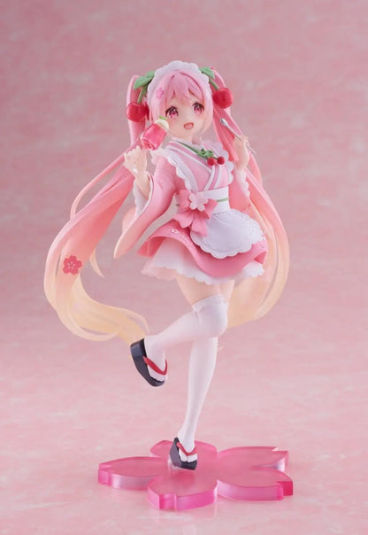 Sakura Miku Newley Written Figure (Japanese Cafe Ver.) Reissue TAITO