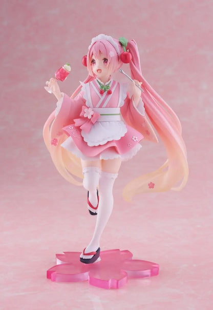 Sakura Miku Newley Written Figure (Japanese Cafe Ver.) Reissue TAITO