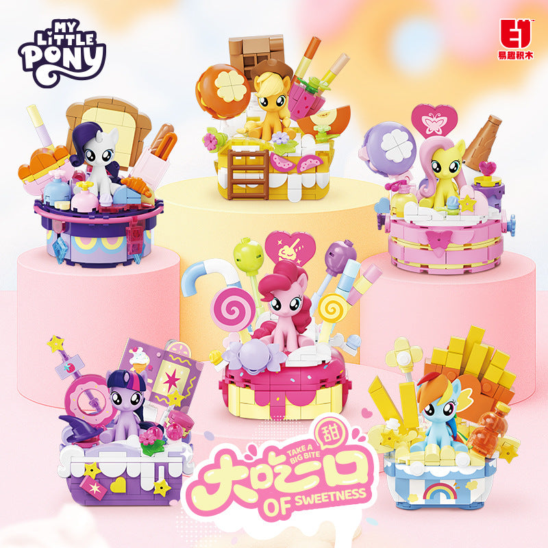 My Little Pony Buildable Sweet Treats Blind Box Building Set EI Easy Interest Blocks