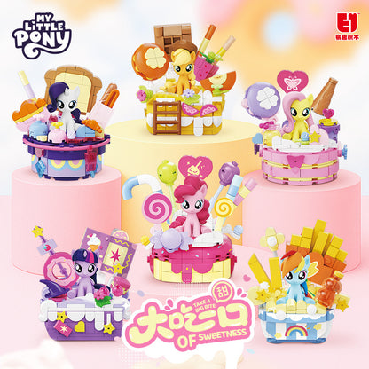 My Little Pony Buildable Sweet Treats Blind Box Building Set EI Easy Interest Blocks