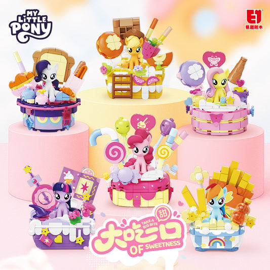 My Little Pony Buildable Sweet Treats Blind Box Building Set EI Easy Interest Blocks