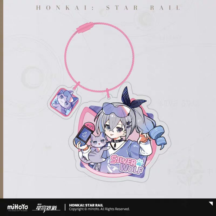 Honkai: Star Rail Little Cat Series Acrylic Keychain - miHoYo