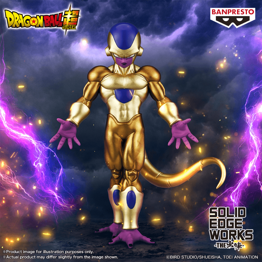 DRAGON BALL SUPER SOLID EDGE WORKS GOLDEN FRIEZA BANPRESTO Bandai