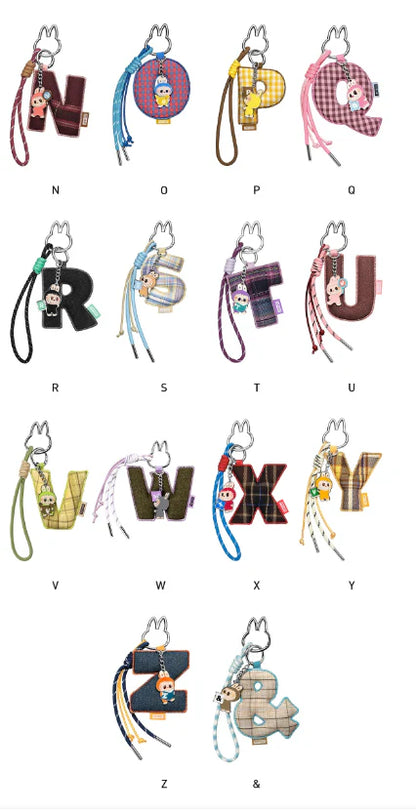 Labubu The MONSTER Pin for love Series Letter Pendant N Z Blind Box POP MART