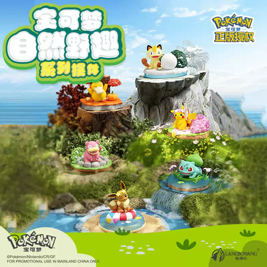 Pokémon Series Natural Wilderness Miniature Scene Figurine LuminaToyz