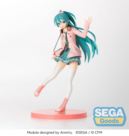 Hatsune Miku Project DIVA Arcade Future Tone Hatsune Miku  Ribbon Girl SPM Figure SEGA