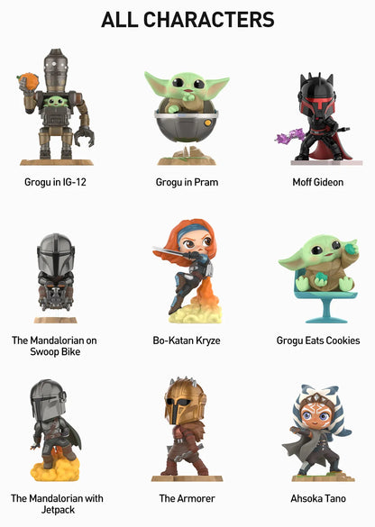 STAR WARS MANDALORIAN SERIES FIGURES POP MART