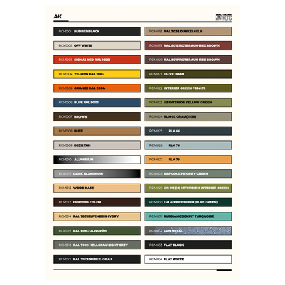 AK Interactive Real Colors Markers 34 Colors