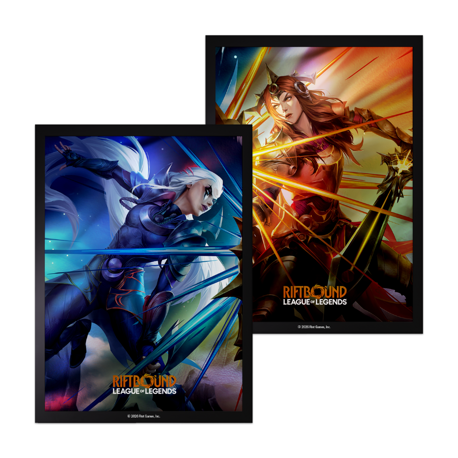 Riftbound League of Legends TCG Vendetta Art Sleeves #3 Diana & Leona 100CT