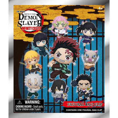 DEMON SLAYER INFINITY CASTLE 3D FOAM BAG CLIP Monogram