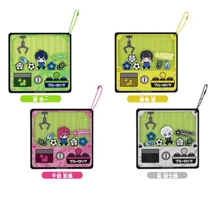 BLUE LOCK HUGGY Series Claw Machine Acrylic Keychain Chigiri Hyoma GOOD SMILE COMPANY