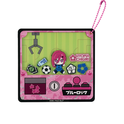 BLUE LOCK HUGGY Series Claw Machine Acrylic Keychain Chigiri Hyoma GOOD SMILE COMPANY