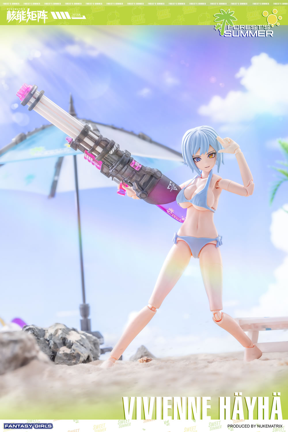 Fantasy Girls Forest's Summer 1/12 Vivenne Hayha (Summer Shine Ver.) Model Nuke Matrix