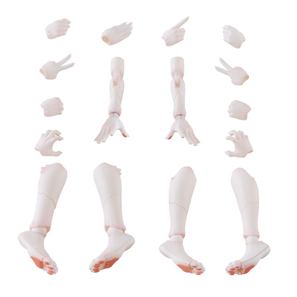 KEMOPLA KO-02RKM Arm & Leg Parts Set 01 [Khao Manee Color]Aoshima