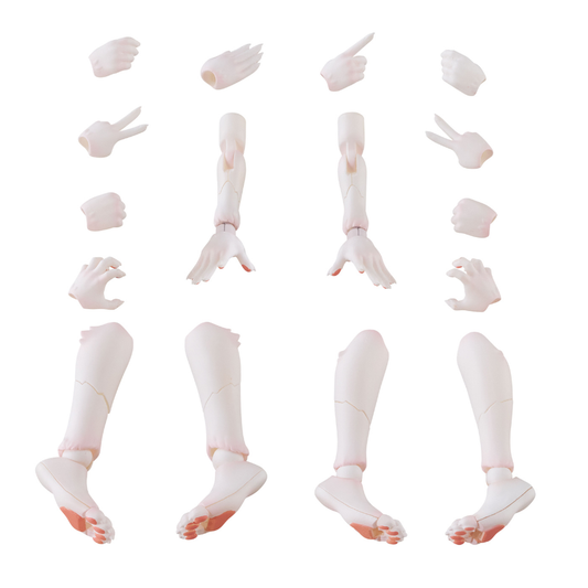 KEMOPLA KO-02RKM Arm & Leg Parts Set 01 [Khao Manee Color]Aoshima