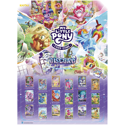 My Little Pony TCG Trading Card Game BP2 DISCORD!!! Booster Pack KAYOU