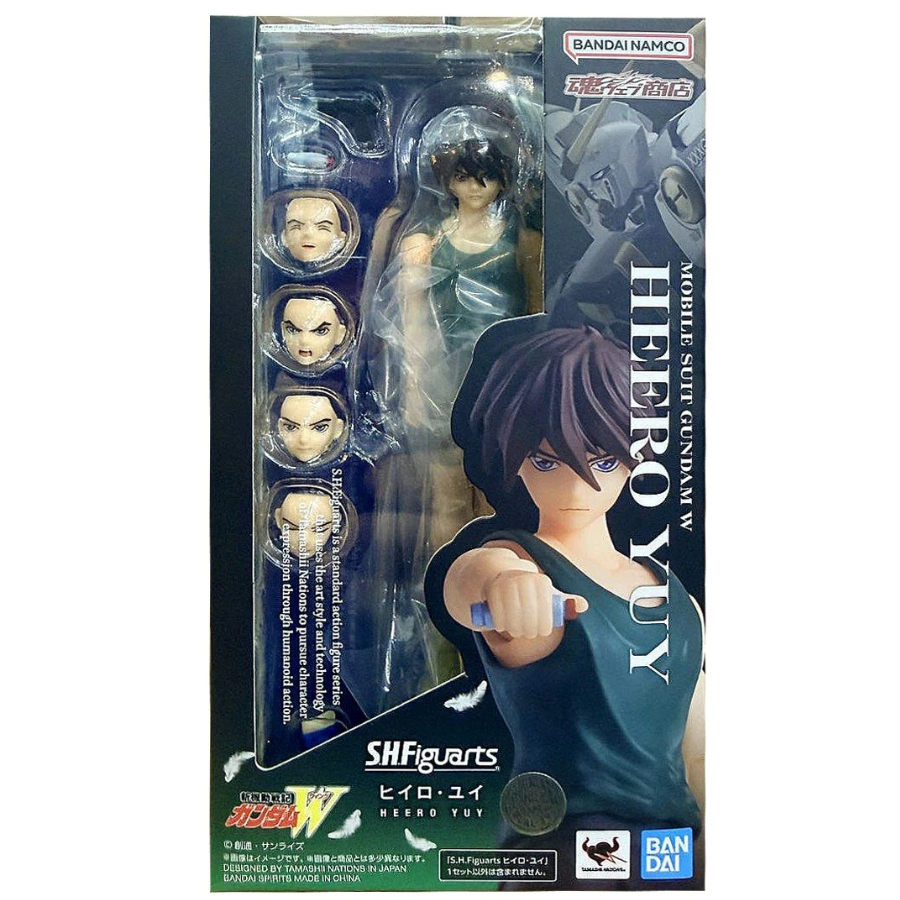 Gundam Wing Mobile Suit HEERO YUY S.H.Figuarts TAMASHII NATIONS Bandai