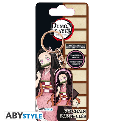 Demon Slayer Keychain Lenticular Nezuko S2 ABYSSE