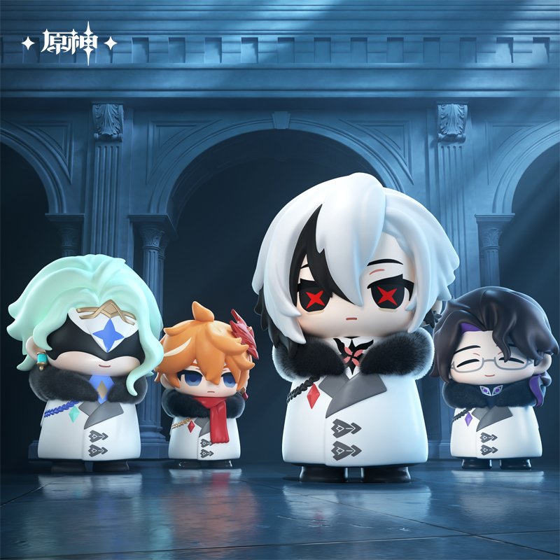 Genshin Impact Frost and Flame Series Fatui Harbingers Chibi Figure Blind Box miHoYo