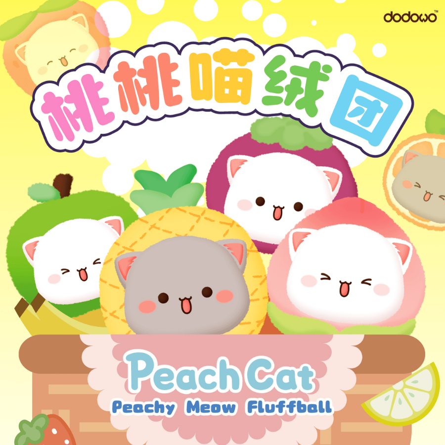 DODOWO Peach Cat Peachy Meow Fluffball 52TOY