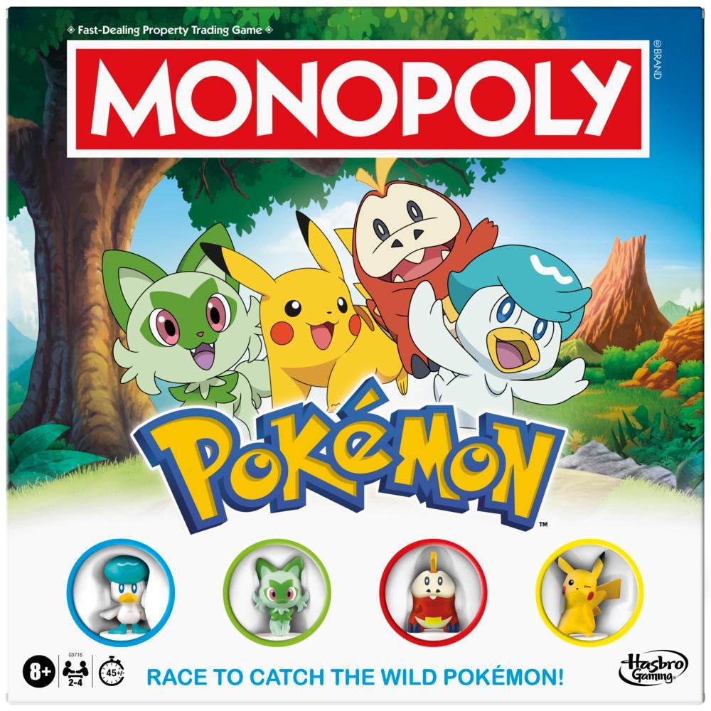 MONOPOLY Pokémon Edition Board Game Hasbro