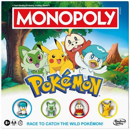 MONOPOLY Pokémon Edition Board Game Hasbro