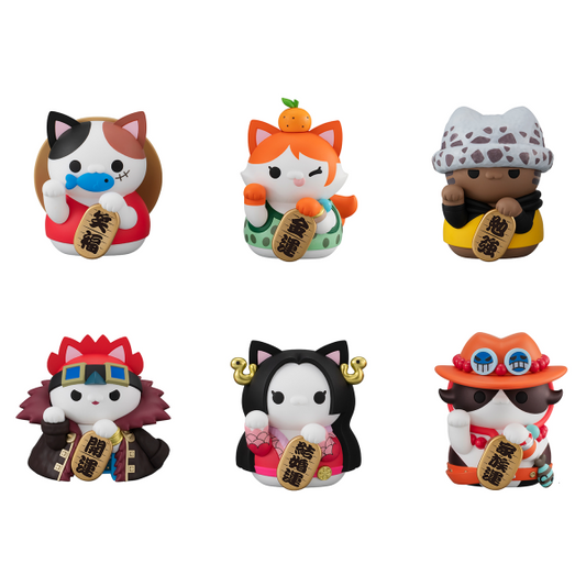 ONE PIECE Nyan Piece Nyan!! MEGA CAT PROJECT Beckoning cat LUCKY CAT PIRATES MegaHouse