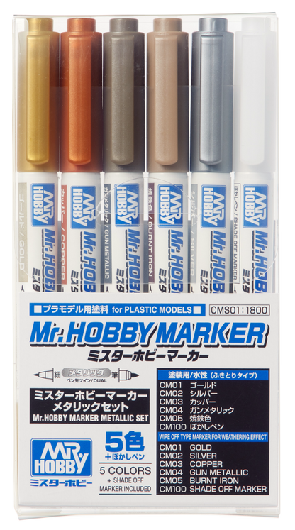 GMS01 Gundam Marker Metallic Set