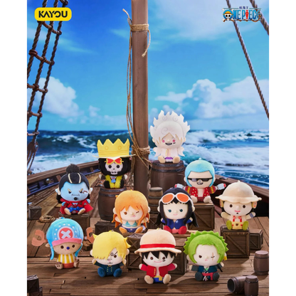 One Piece Straw Hat Pirates Finger Puppets Plush Blind Box KAYOU