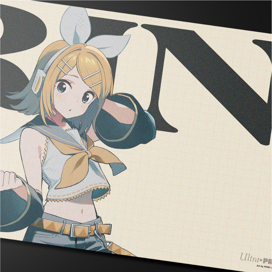 Hatsune Miku Retro Sounscapes Rin UP Playmat Ultra Pro