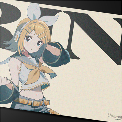 Hatsune Miku Retro Sounscapes Rin UP Playmat Ultra Pro