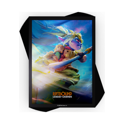 Riftbound League of Legends TCG Unleashed Art Sleeves #4 Poppy 100CT
