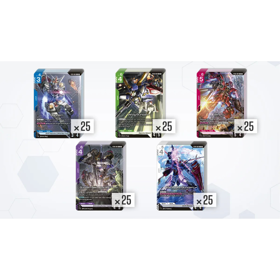 GUNDAM CG SC01 Card Game Deck Build Box Freedom Ascension