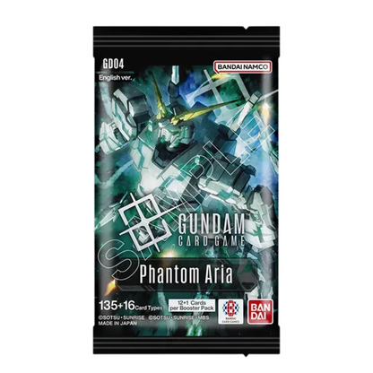 GUNDAM CG GD-04 Card Game Phantom Aria Booster Box (24 Packs)