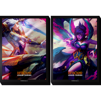 Riftbound League of Legends TCG Vendetta Art Sleeves #4 Kayle & Morgana 100CT