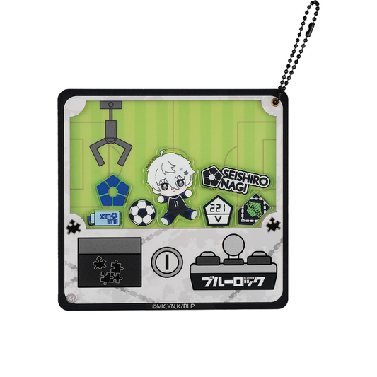 BLUE LOCK HUGGY Series Claw Machine Acrylic Keychain Nagi Seishiro GOOD SMILE COMPANY