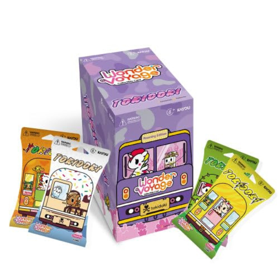 Tokidoki Wonder Voyage Roaming Edition Collectible Card Booster BOX KAYOU (12 Packs)
