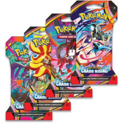 Pokémon TCG: Mega Evolution Chaos Rising Sleeved Booster Pack (10 Cards)