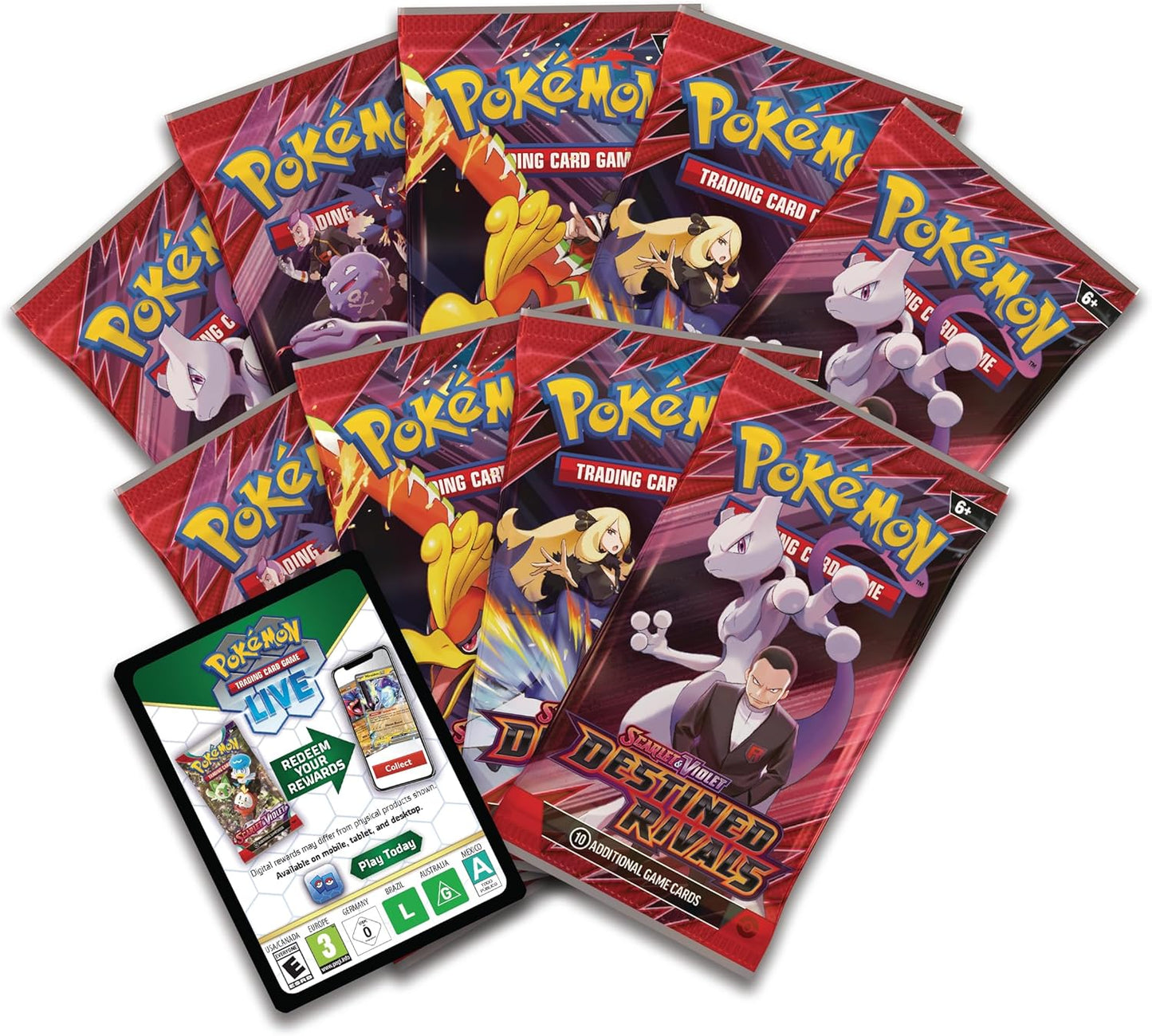 Pokémon TCG: Scarlet & Violet - Destined Rivals Booster Pack (10 Cards)