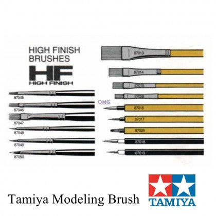 TAMIYA BRUSH (FLAT #0 #1 #3 #5, Point M S, Blunt )