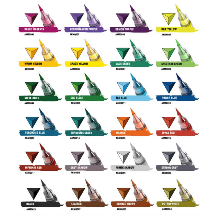 AK Interactive Quick Markers Special Box Full Range 34 Units