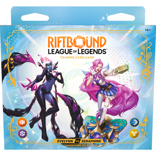 Riftbound League of Legends TCG Radiance Showdown Deck Evelynn vs Seraphine