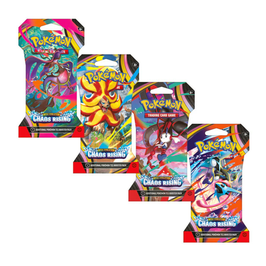 Pokémon TCG: Mega Evolution Chaos Rising Sleeved Booster Pack (10 Cards)