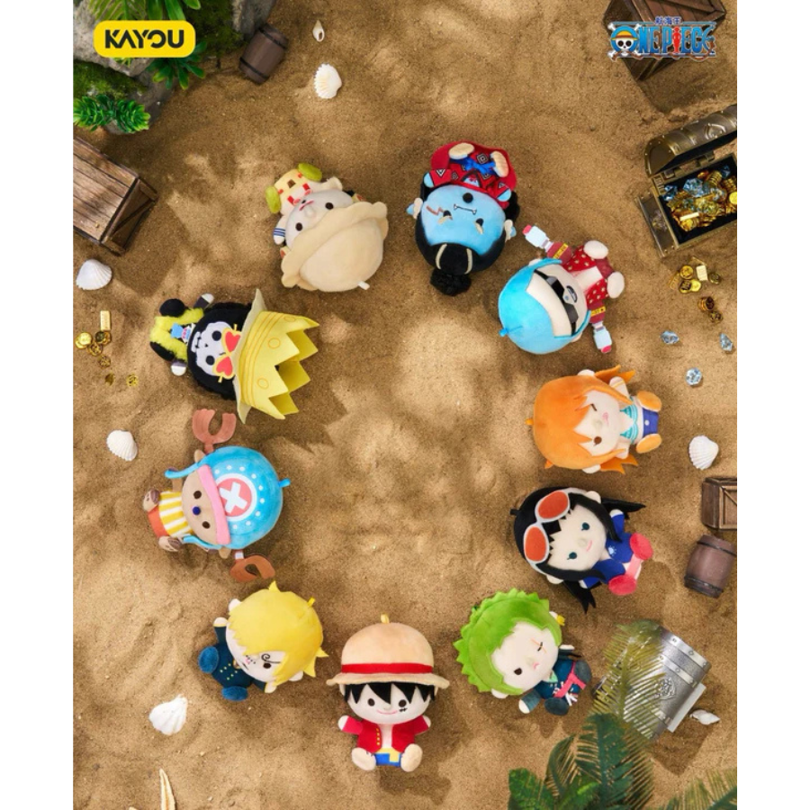 One Piece Straw Hat Pirates Finger Puppets Plush Blind Box KAYOU